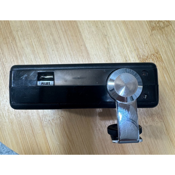 National Minitop Vintage Shoe Mount Flash Black Untested - Picture 5 of 12